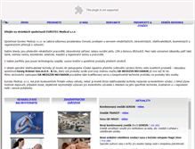 Tablet Screenshot of eurotec-medical.cz